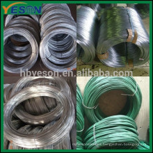 Alambre de hierro galvanizado alibaba china / alambre de hierro recubierto de pvc / alambre de hierro electro galvanizado precio bajo